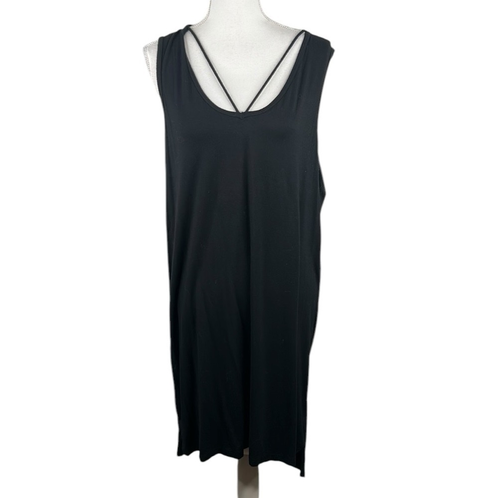 Press Dress Black Casual Summer Spring Flowy Casual Comfy Dress Size Large 12/14